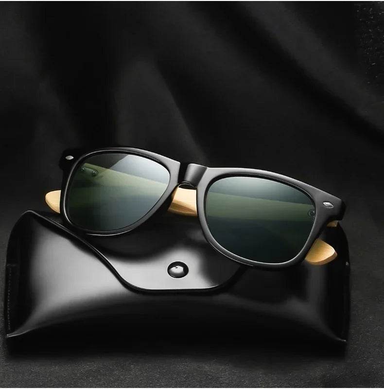 Gafas clásicas de bambú - Kamivashop