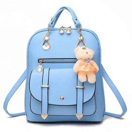 Mochila con decoración de correas - Kamivashop