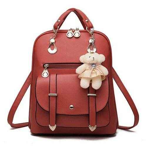Mochila con decoración de correas - Kamivashop