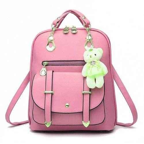 Mochila con decoración de correas - Kamivashop