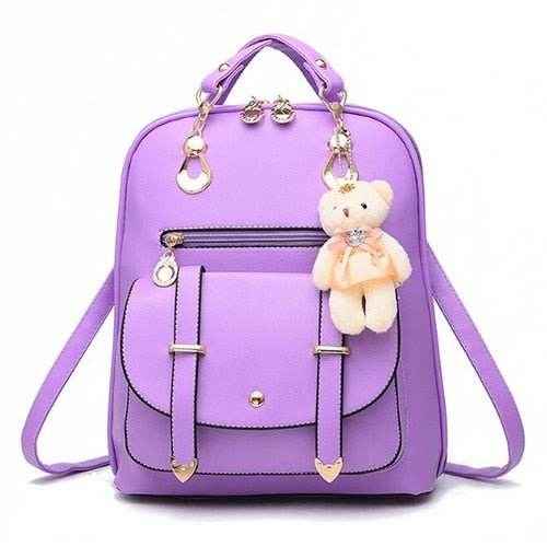 Mochila con decoración de correas - Kamivashop