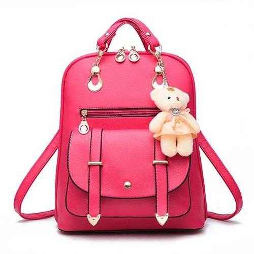 Mochila con decoración de correas - Kamivashop