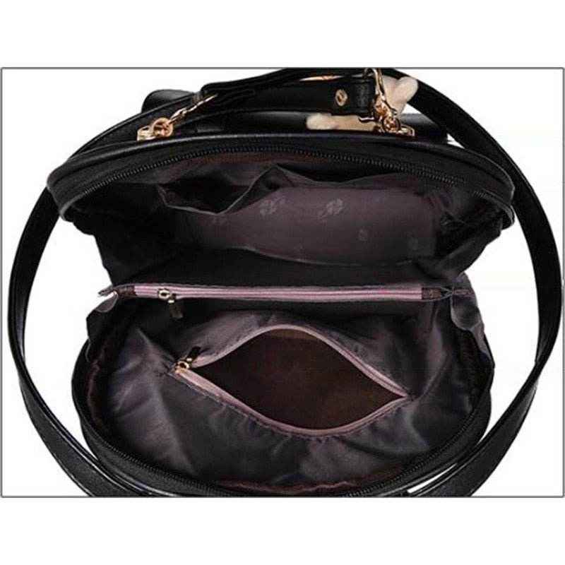 Mochila con decoración de correas - Kamivashop
