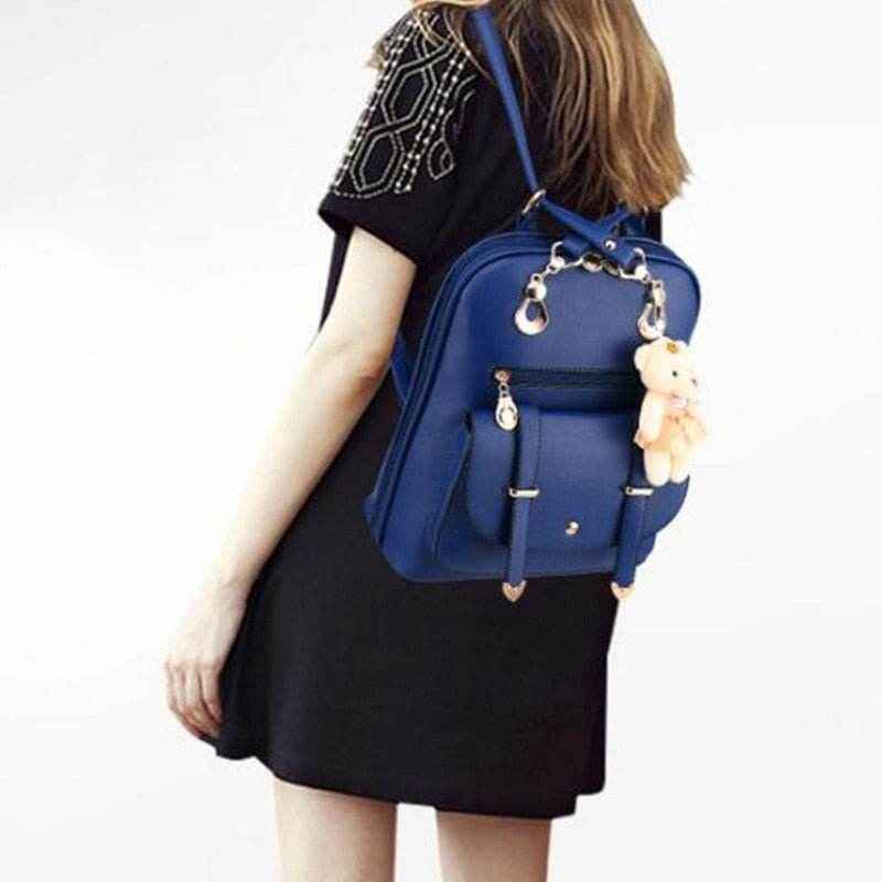 Mochila con decoración de correas - Kamivashop