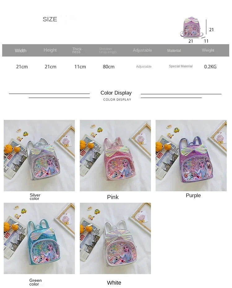Mochila Frozen con lazo - Kamivashop