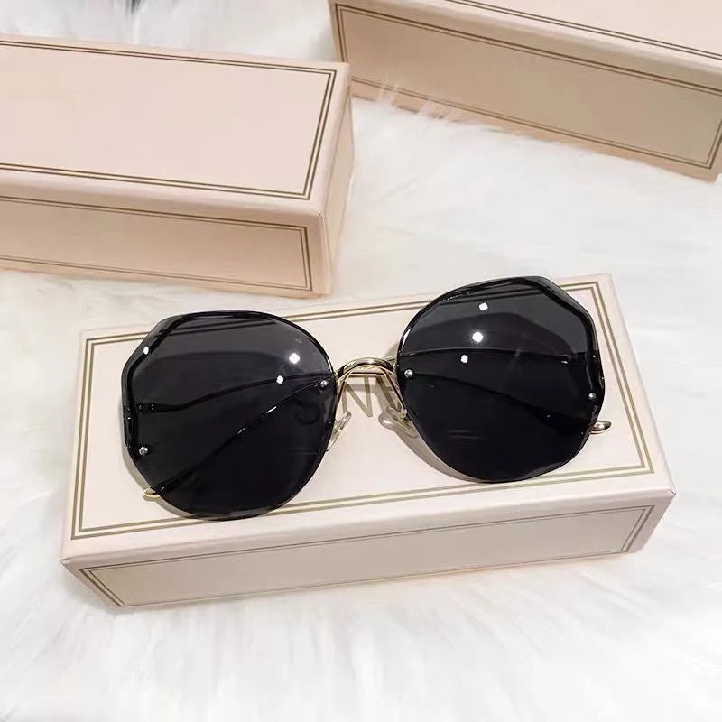 Gafas redondas sin monturas