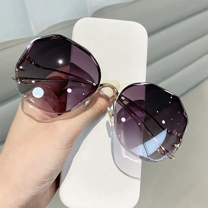 Gafas redondas sin monturas
