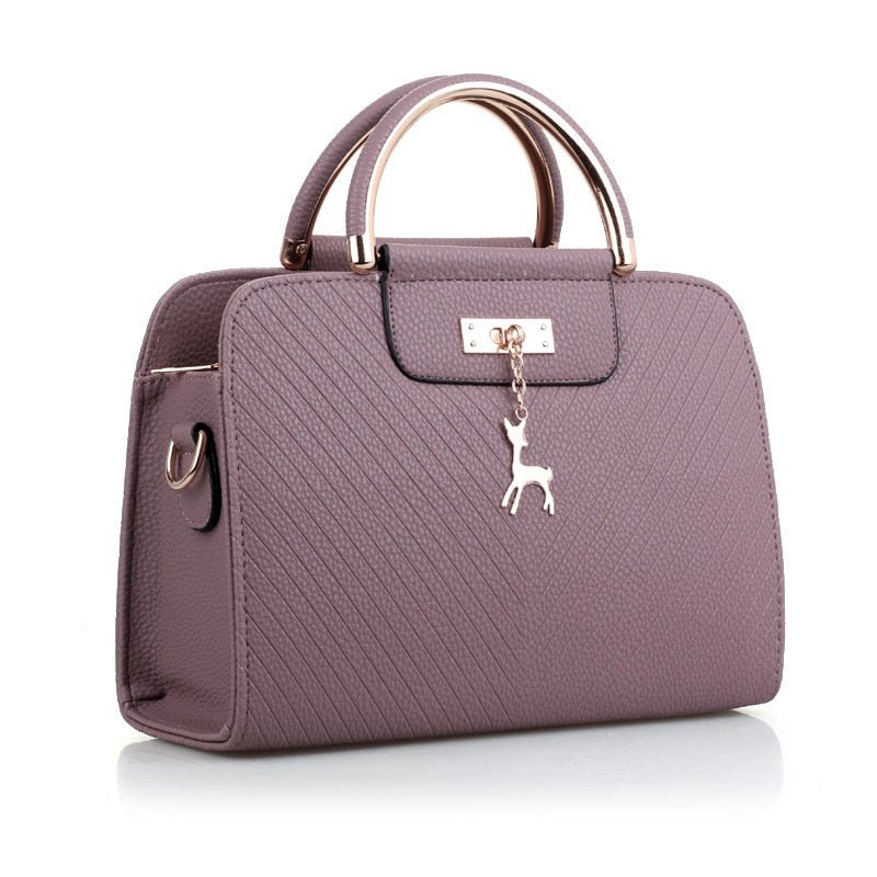 Bolso con relieve Gris 20cm