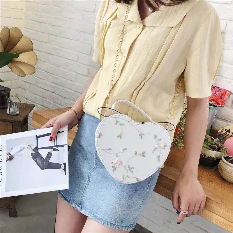 Bolso cruzado de corazón - Kamivashop