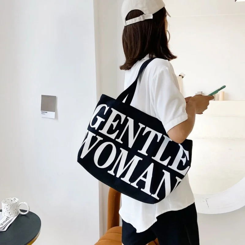 Bolso de lona grande