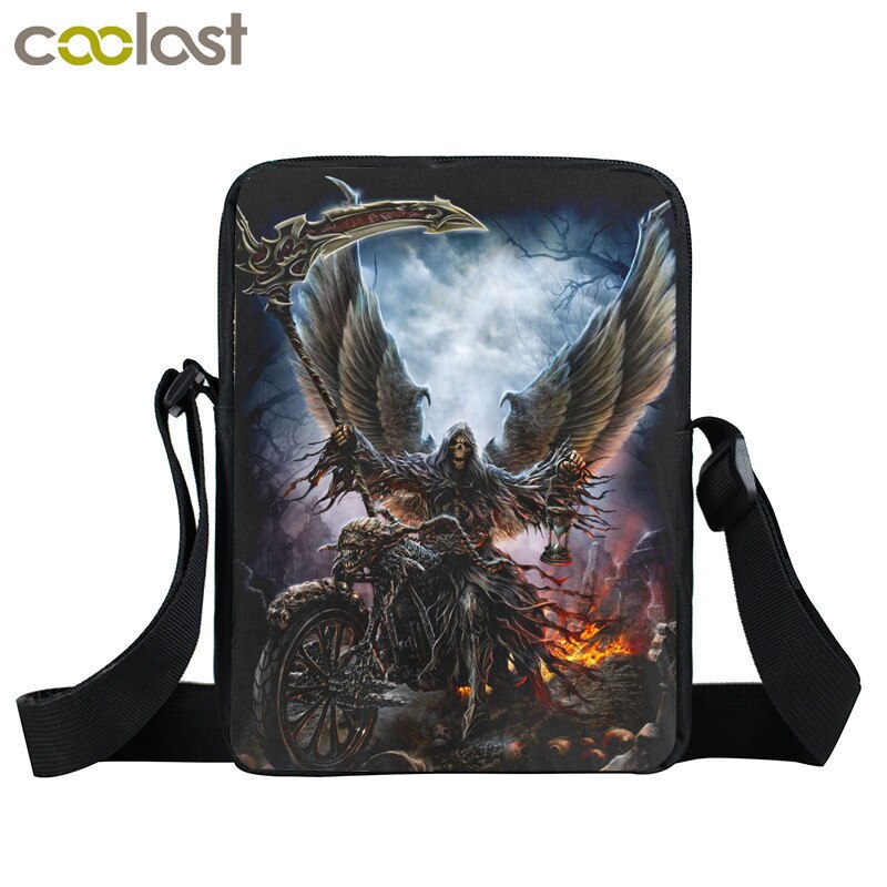 Bolso de mensajero gótico pxt mohuan70 L23cm W17cm H6cm