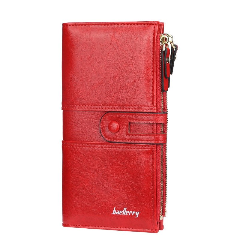 Cartera larga color solido