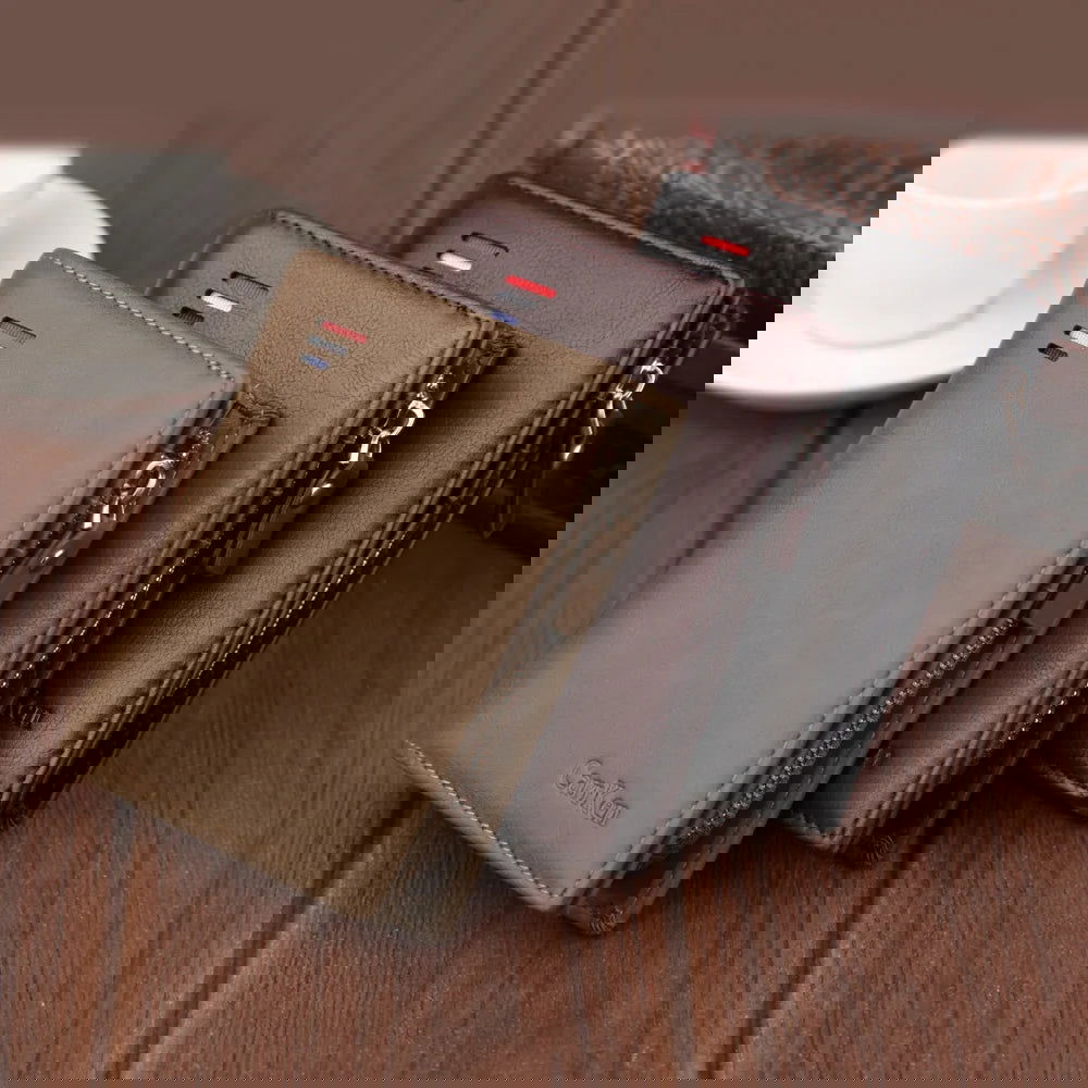 Cartera para hombre con cremallera