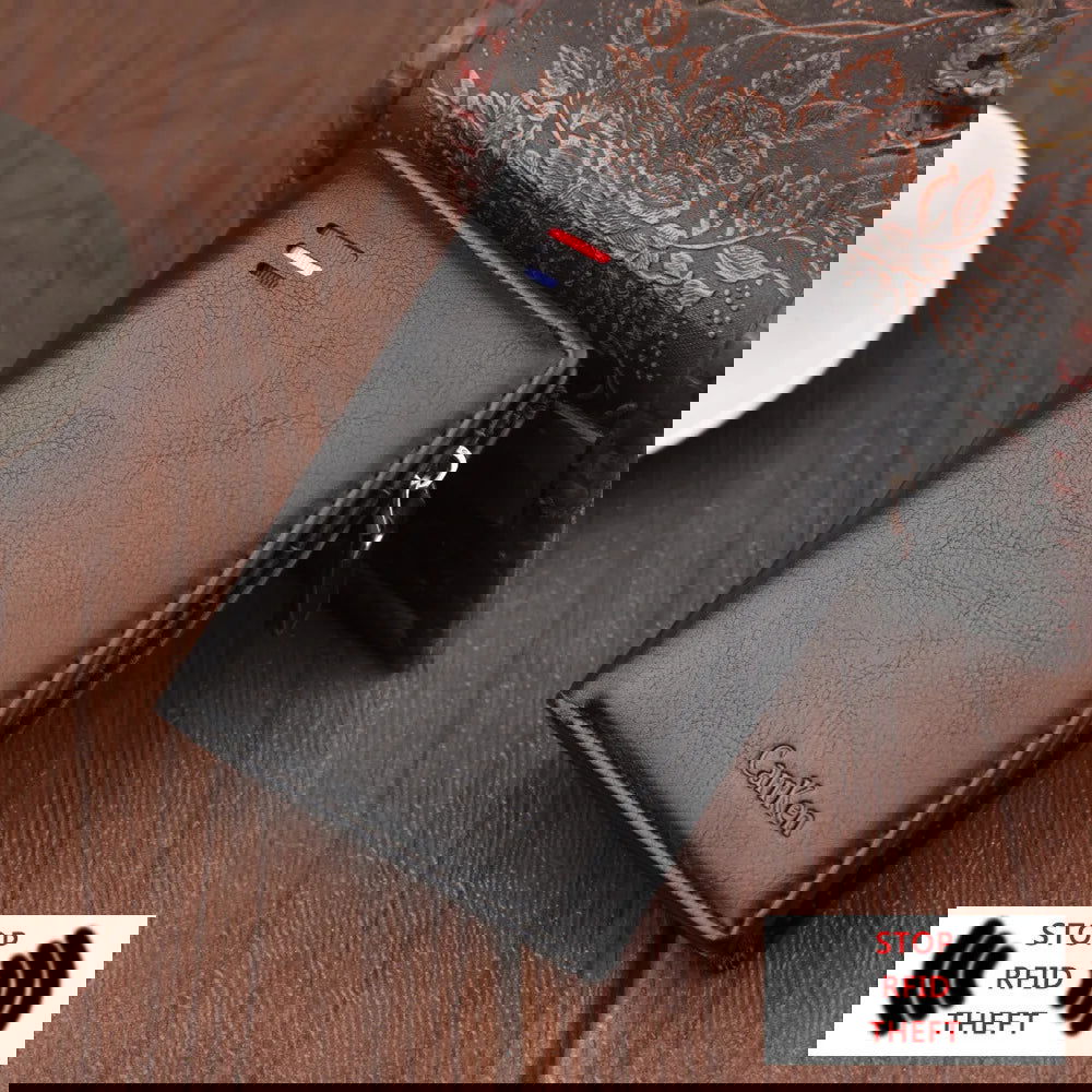 Cartera para hombre con cremallera