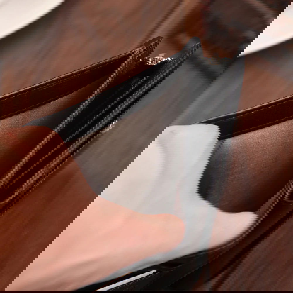 Cartera para hombre con cremallera