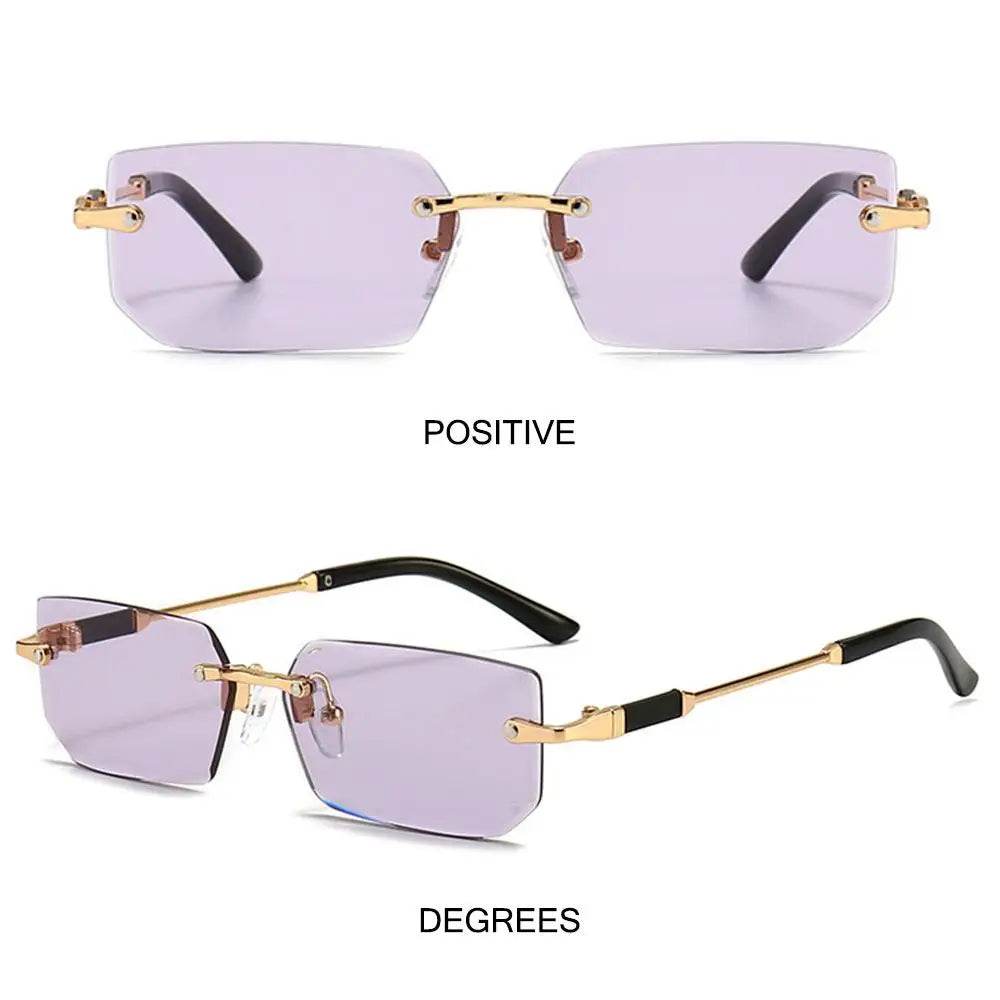 Gafas de sol rectangulares sin montura - Kamivashop