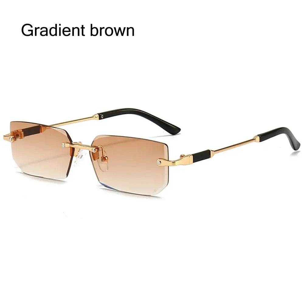 Gafas de sol rectangulares sin montura - Kamivashop