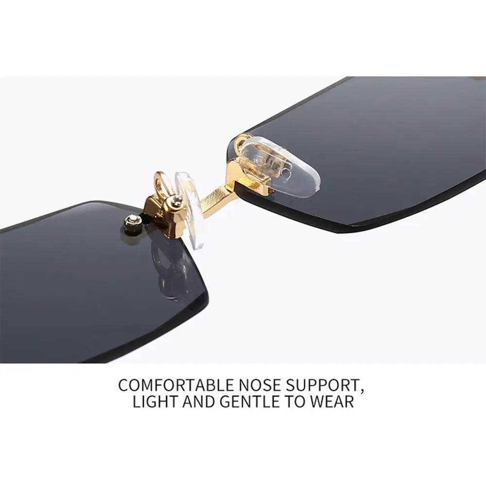 Gafas de sol rectangulares sin montura - Kamivashop