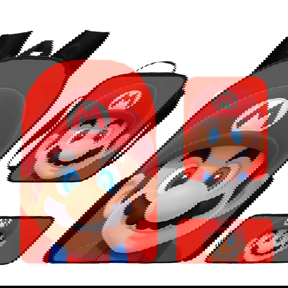 Mochila 3PC-Set 3D Mario Bros 3PC--02