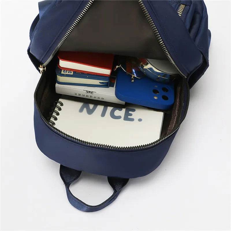 Mochila color sólido de nailon - Kamivashop