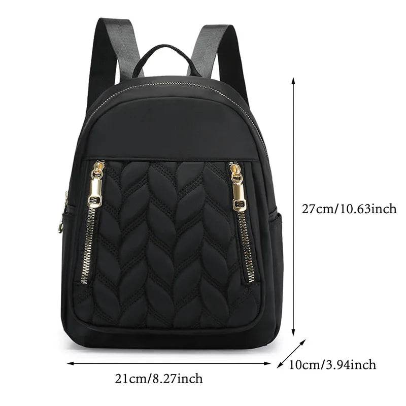 Mochila color sólido de nailon - Kamivashop