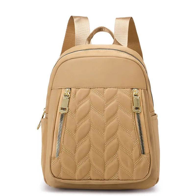 Mochila color sólido de nailon - Kamivashop