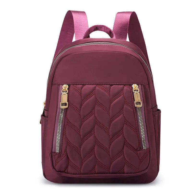 Mochila color sólido de nailon - Kamivashop
