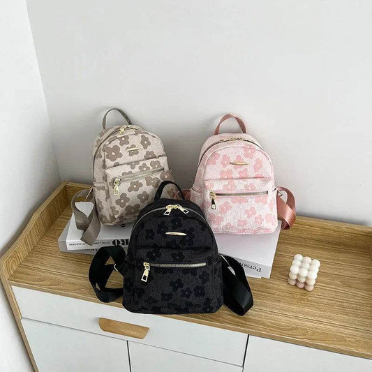 Mochila con estampado de flores - Kamivashop