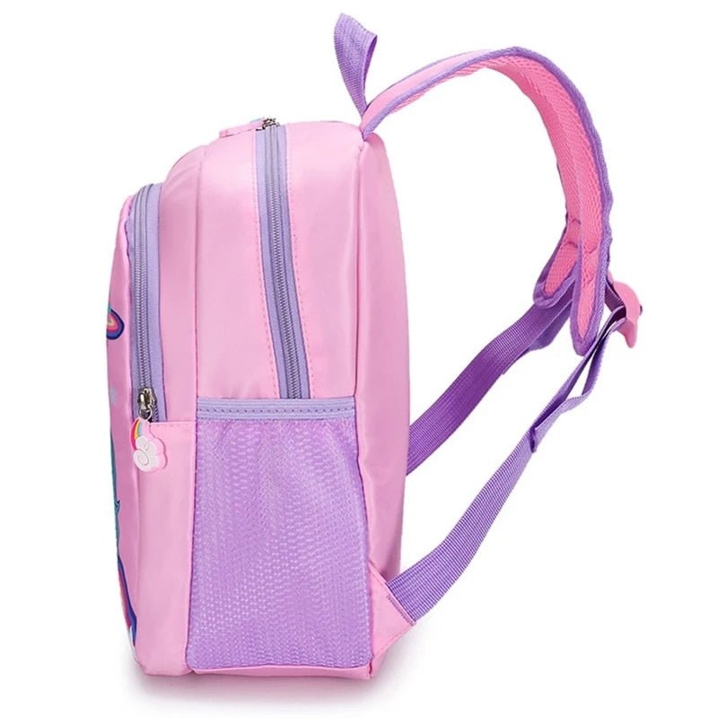 Mochila escolar diseño unicornio