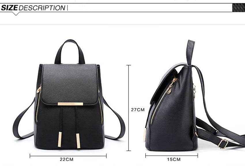 Mochila pequeña color solido - Kamivashop