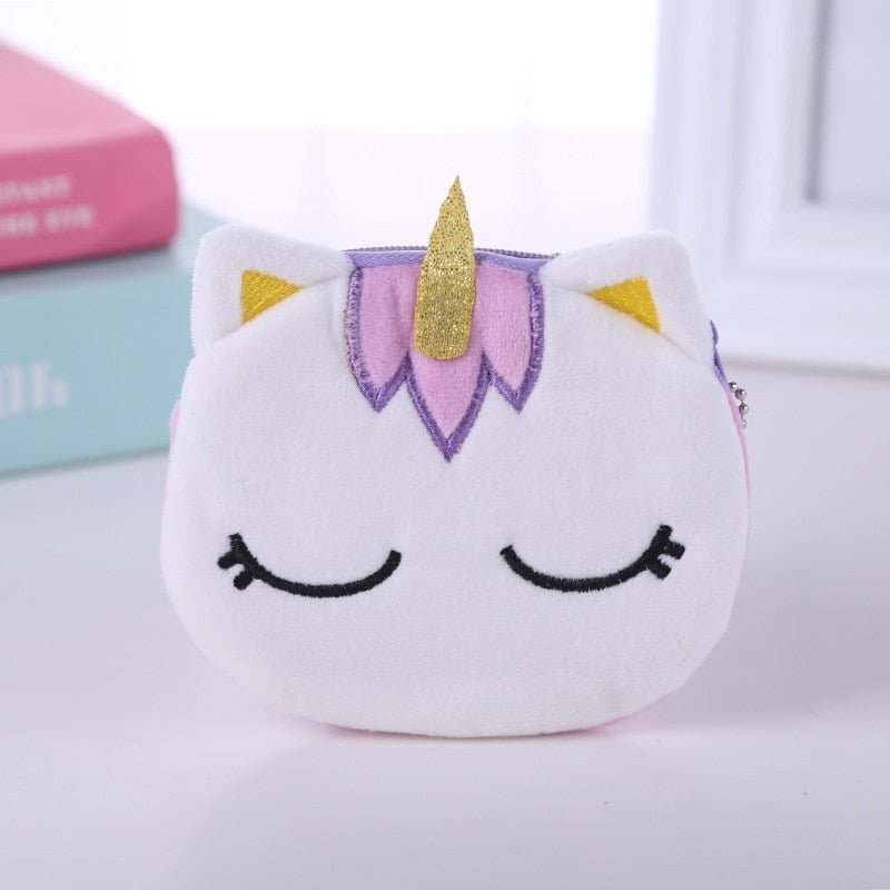 Monedero unicornio Morado