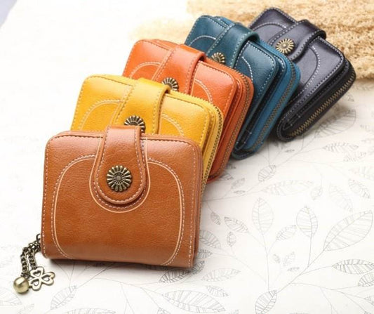 Monedero vintage con flor - Kamivashop