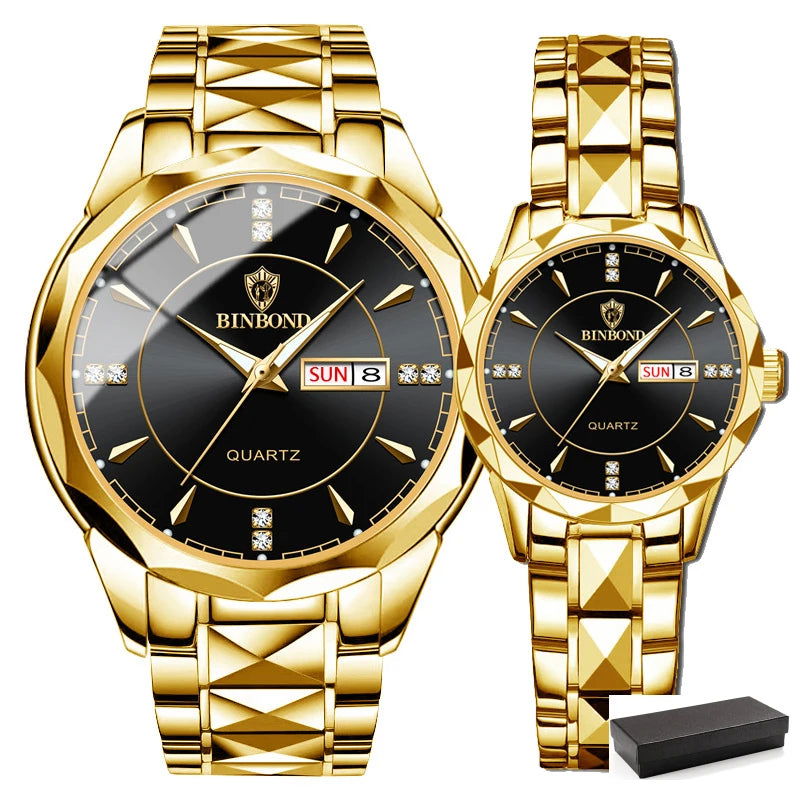 Reloj de cuarzo para parejas 16