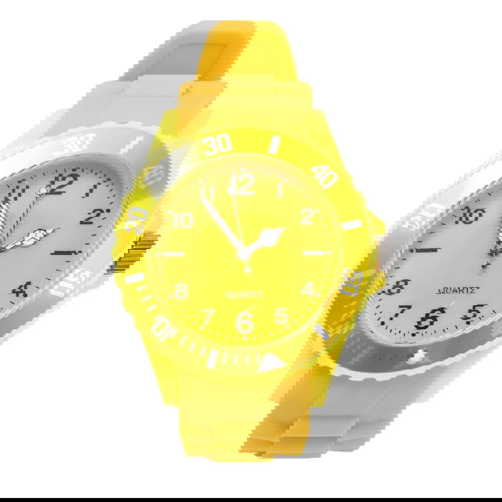Reloj de silicona Amarillo