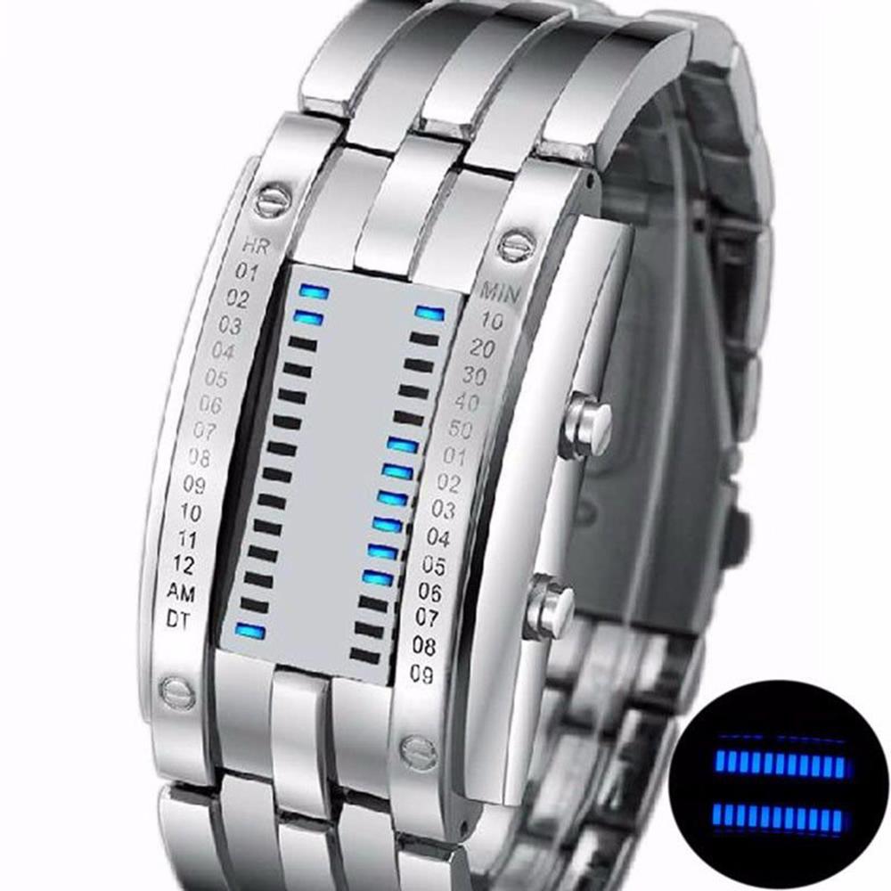 Reloj deportivo unisex Plata Grande