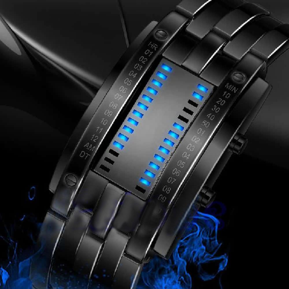 Reloj deportivo unisex Negro grande