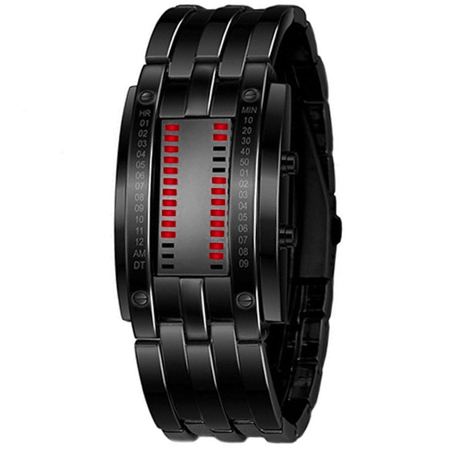 Reloj deportivo unisex Grande Rojo Negro