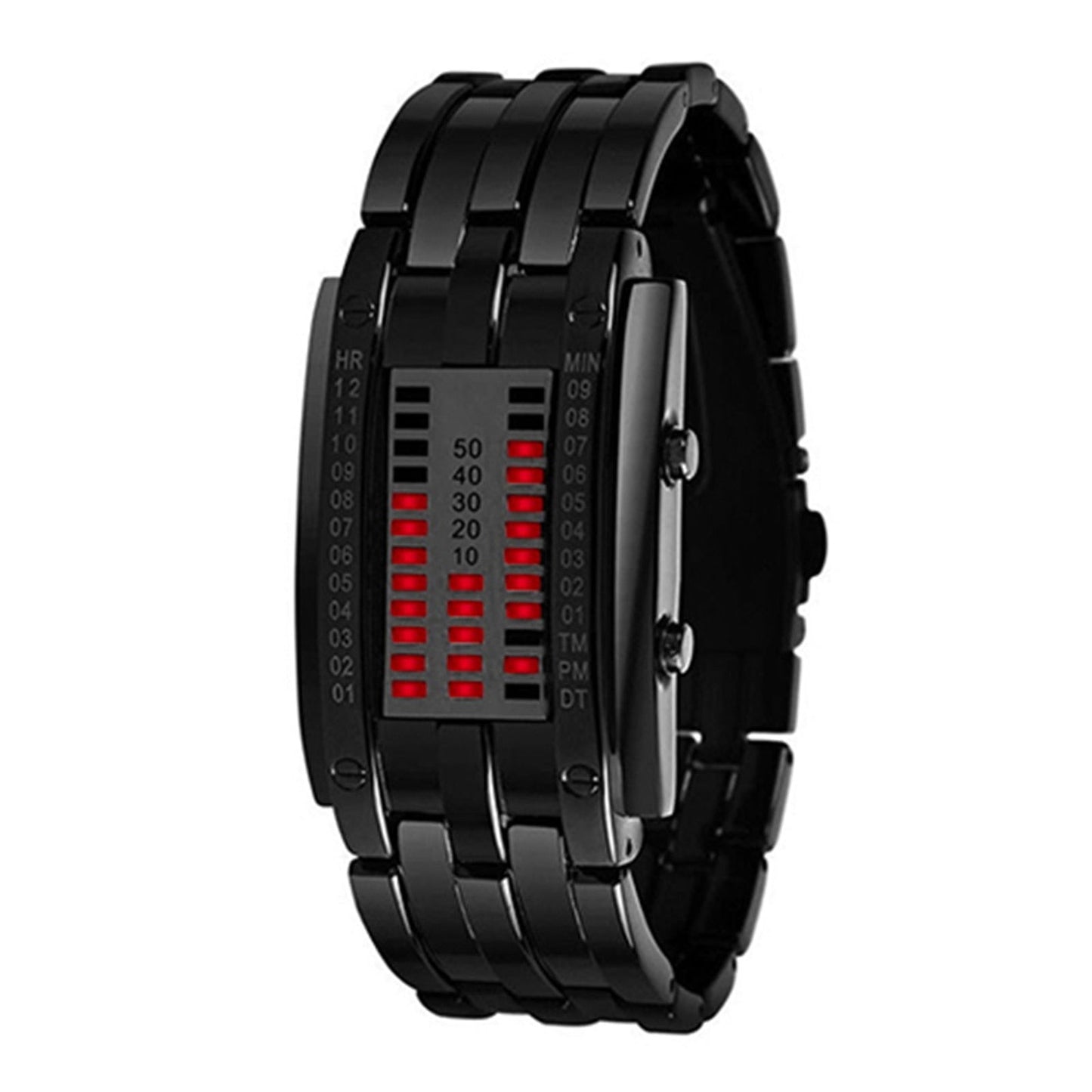 Reloj deportivo unisex Pequeño rojo negro