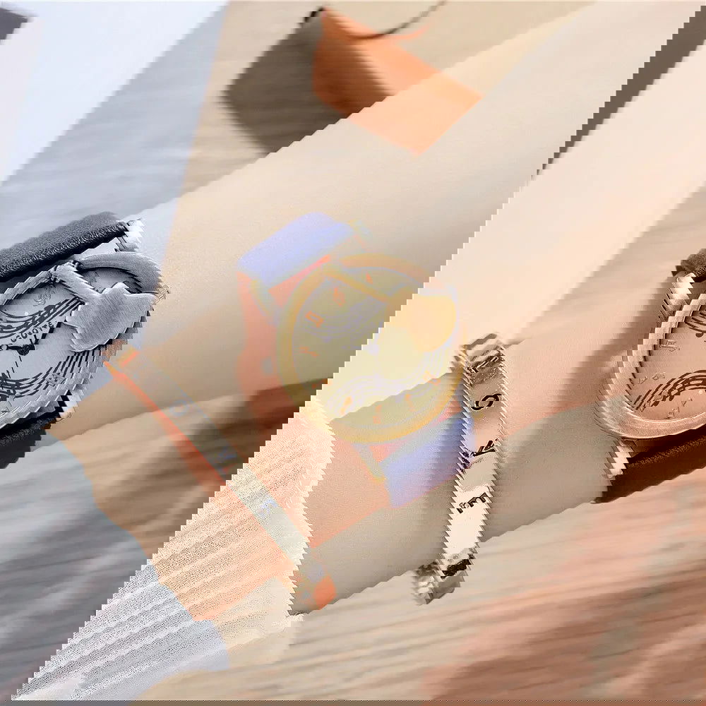 Reloj diseño guitarra