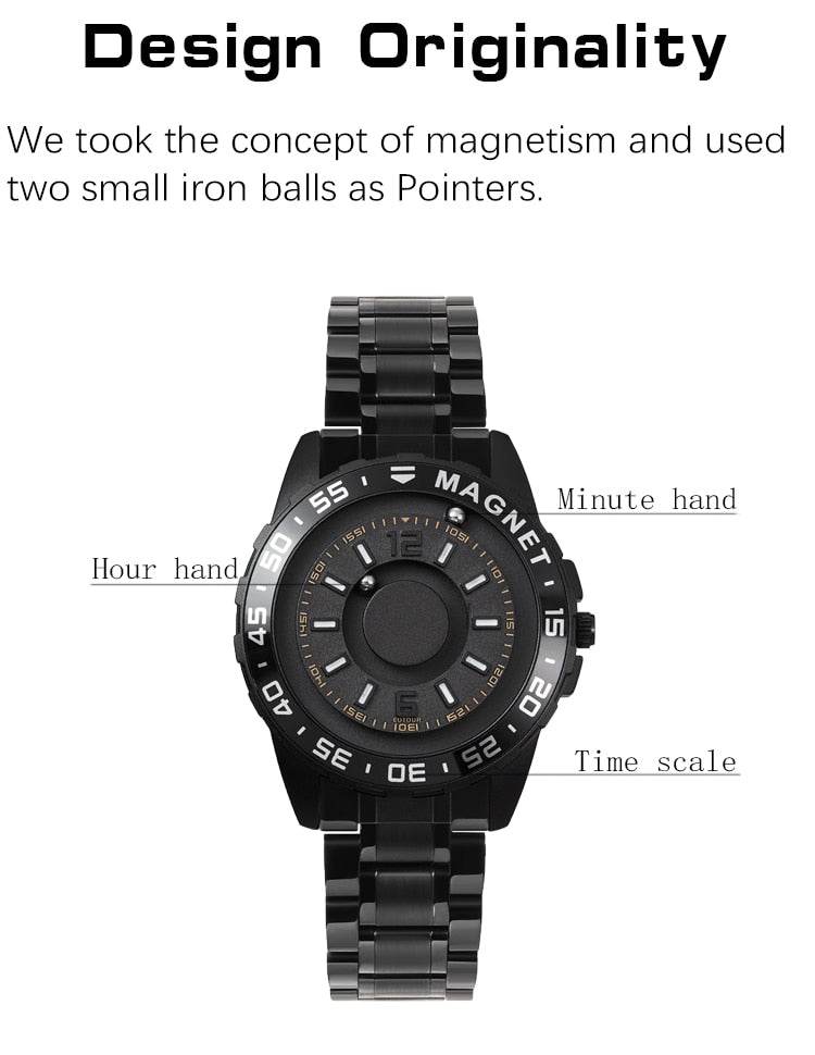 Reloj magnético de cuarzo para hombre - Kamivashop