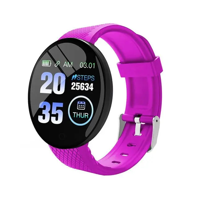 Reloj táctil D18 Morado
