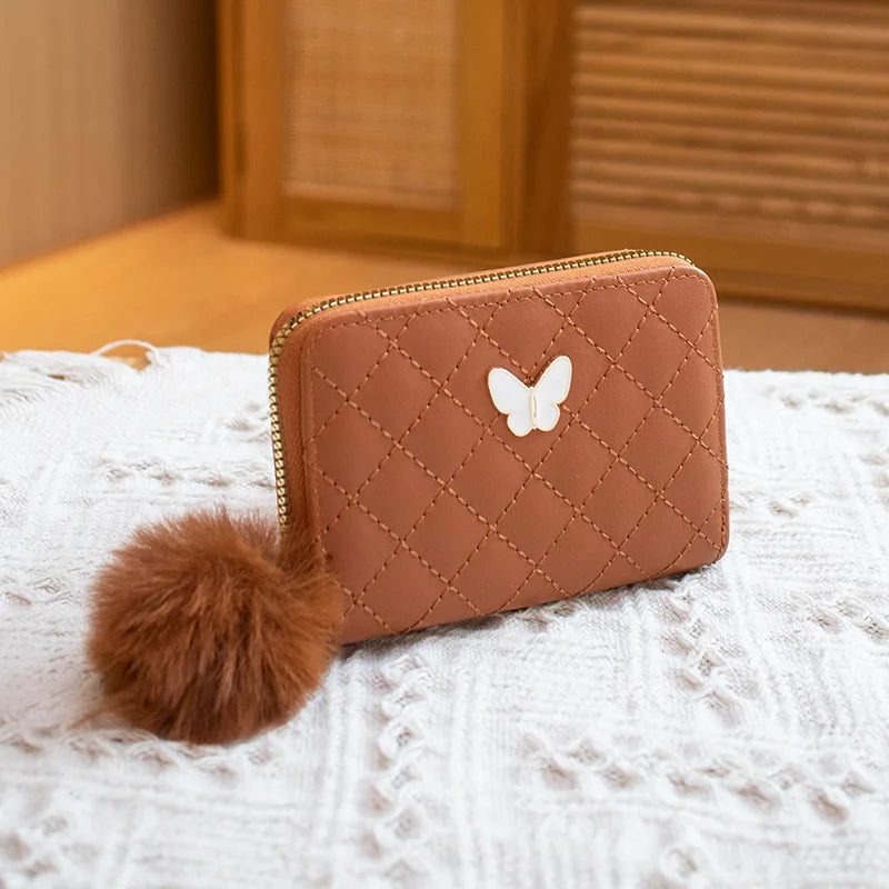 Cartera con bola Marrón