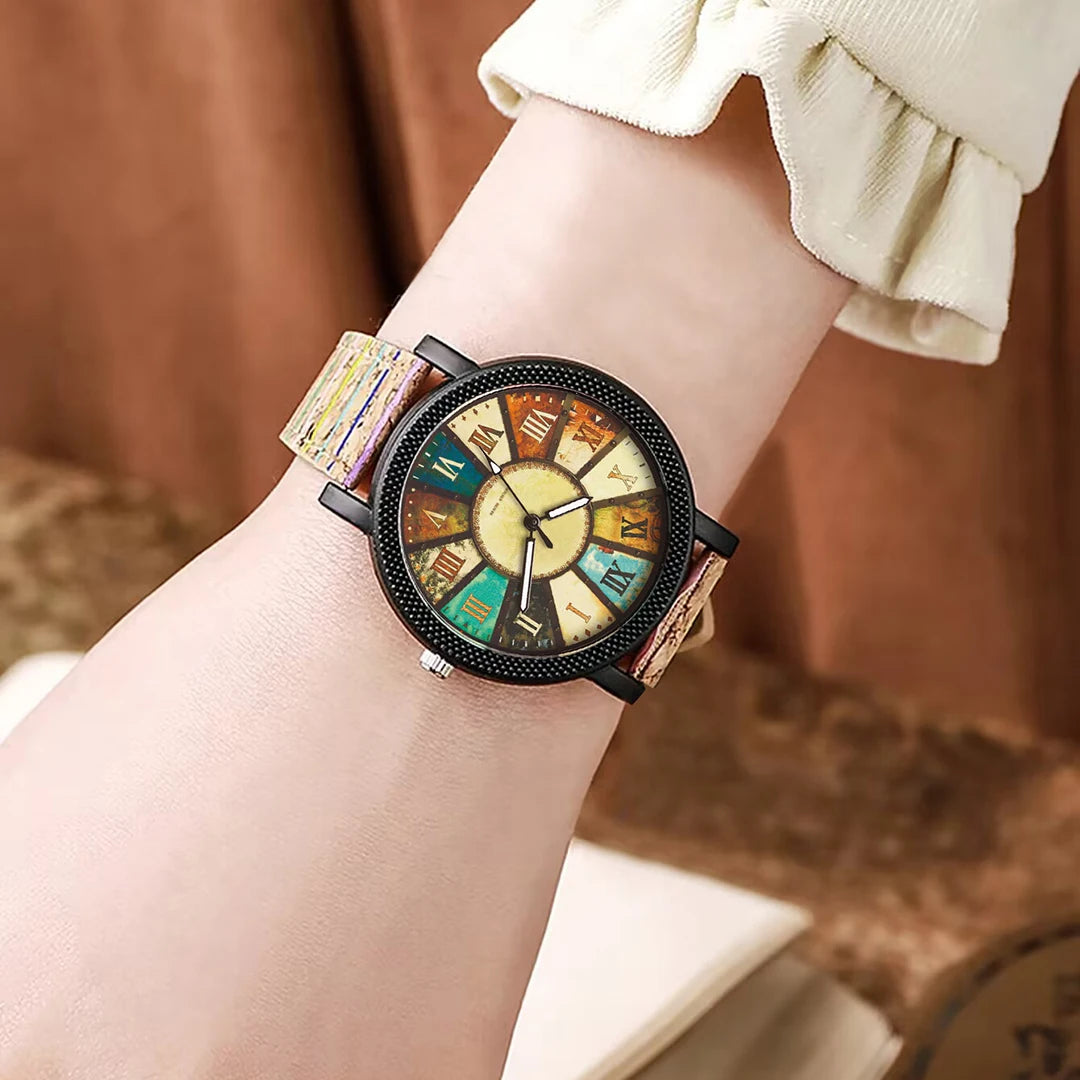Reloj retro con color