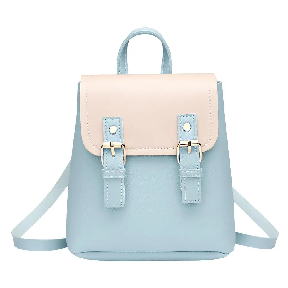 Mochila informal doble color Azul