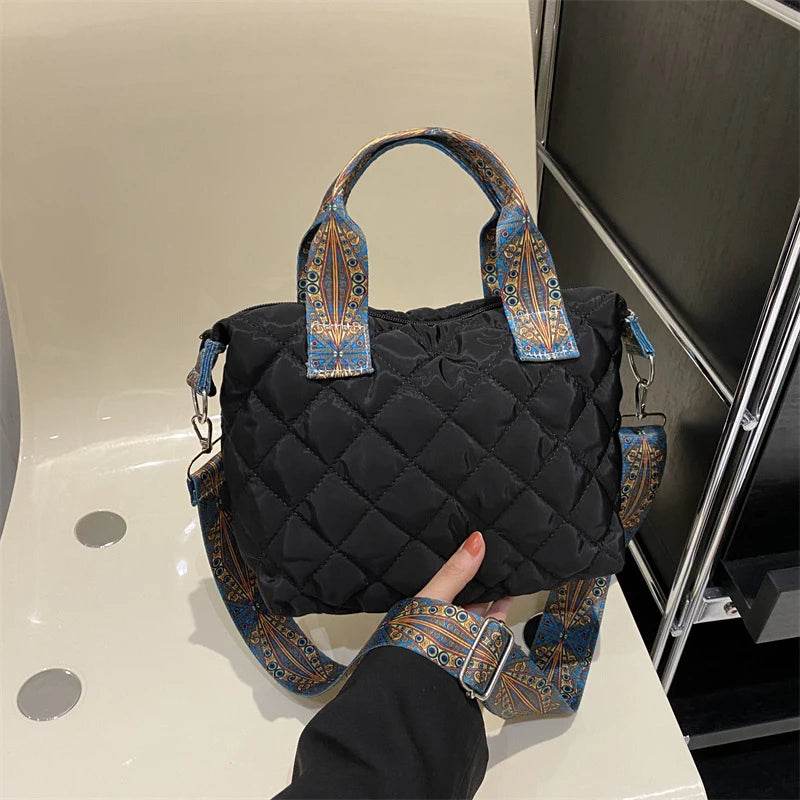 Bolso acolchado de nailon - Kamivashop