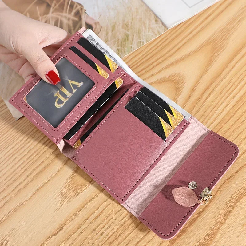 Cartera con hoja