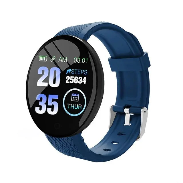 Reloj táctil D18 Azul oscuro
