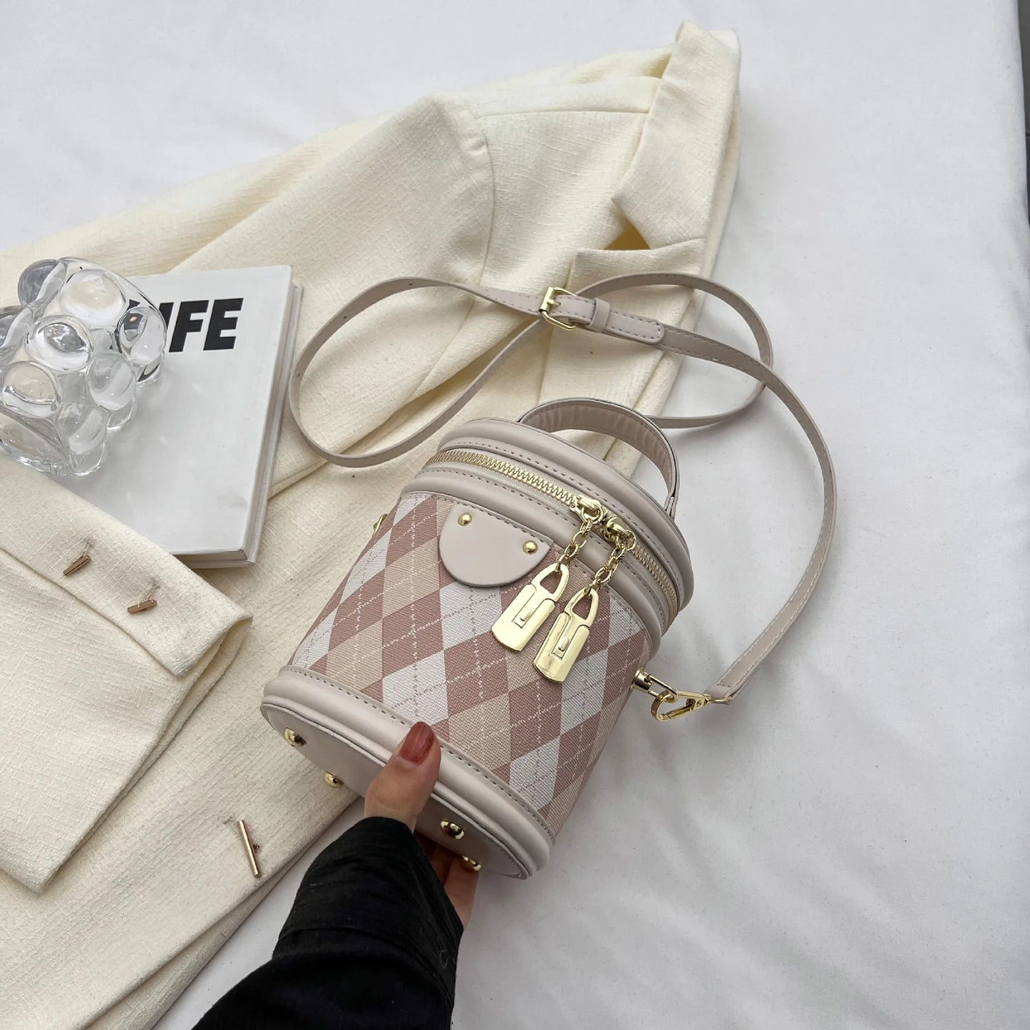 Bolso pequeño Blanco-no muñeca