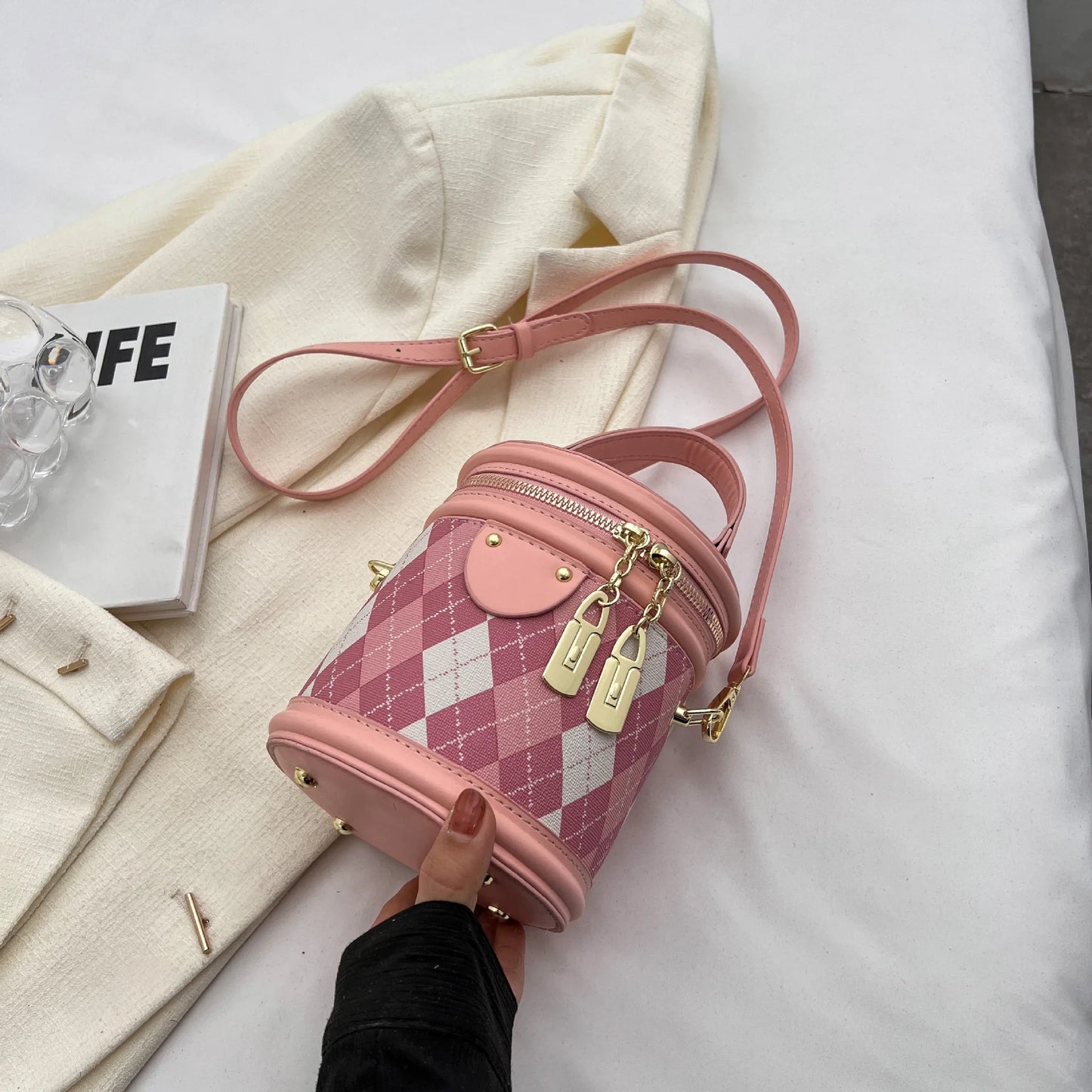 Bolso pequeño Rosa-no muñeca