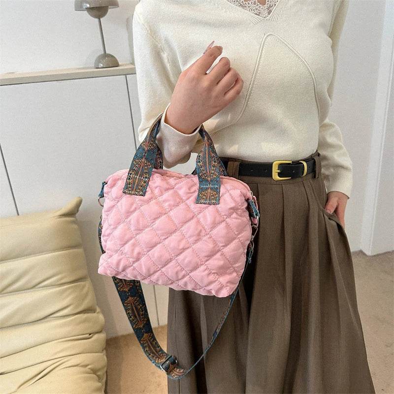 Bolso acolchado de nailon - Kamivashop